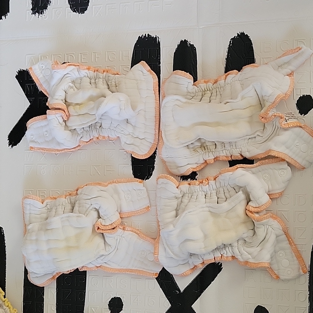 4 Cloth-eez Cloth Diapers Size: Newborn